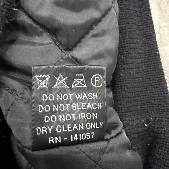 American Stitch Cardigan Sweater Medium Flag Shawl Collar Knit Stars Stripes - Picture 7 of 9